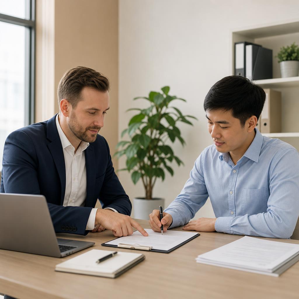 Employer of record HR contract signing in Vietnam